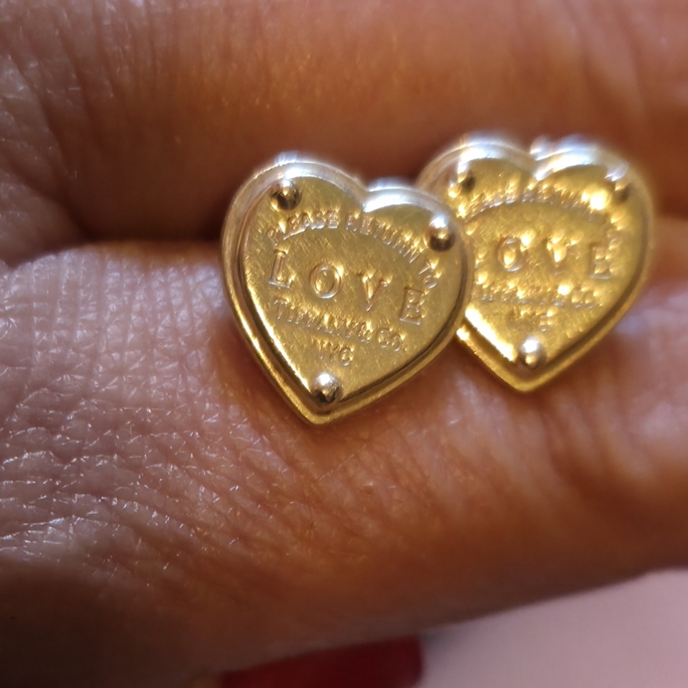 TIFFANY RETURN TO LOVE EARRINGS - Picture 4 of 6